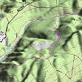 3D Map of Butano State Park Hike - December 3, 2006
