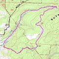 Map of Butano State Park Hike - December 3, 2006