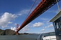 Golden Gate Bridge from the Pacific Ocean