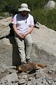 Diane and her marmot friend