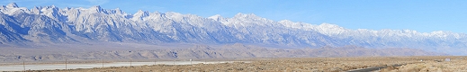 Eastern Sierra Nevada from Lone Pine - December 23, 2006 