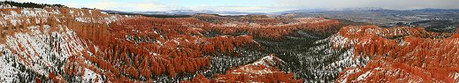 Bryce Point Panorama - December 27, 2006