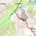 Lundy Canyon Topo Map