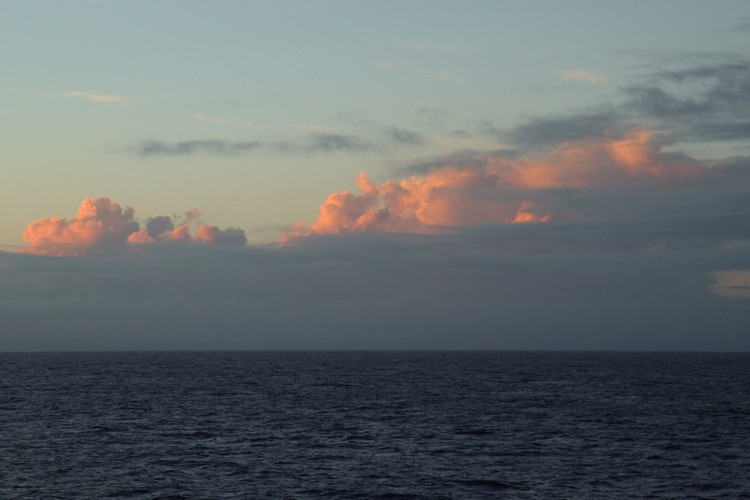 Sunset at Sea - December 26, 2010
