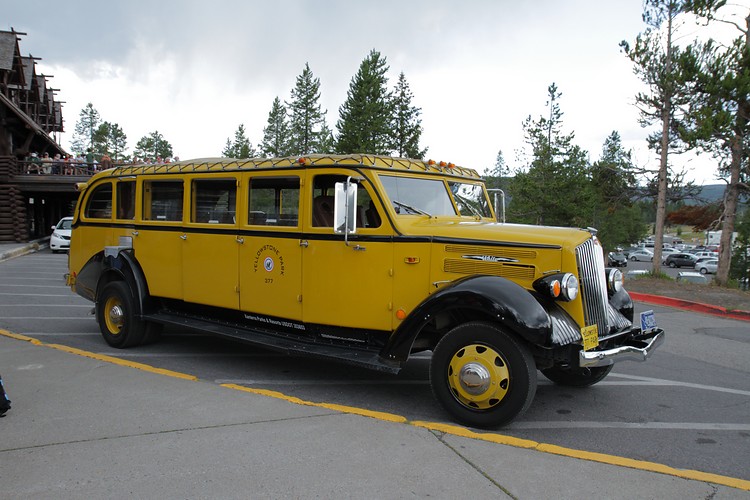 Yellowstone tour bus