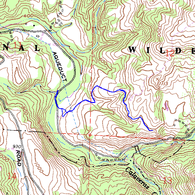 Sunol Regional Park Topo Map