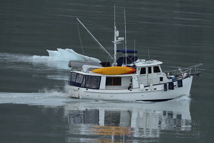 Boat in Glacier Bay