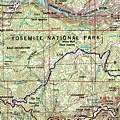 Tioga Road topograpghic map