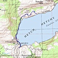 Hetch Hetch Valley topo map