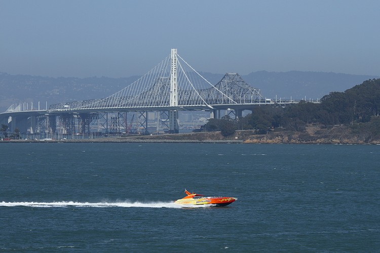Eastern span(s) of the S.F. - Oakland Bay Bridge