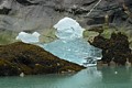Iceberg stranded by the tide