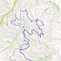 Monument Peak Topo Map