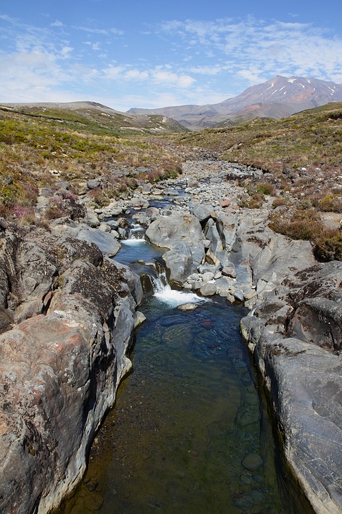 Wairere Stream and Mount Ruapehu