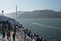 Star Princess approaching the Golden Gate Bridge