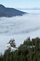 Mount Roberts Tram above the fog