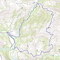 Sunol Regional Park Hike Topo Map