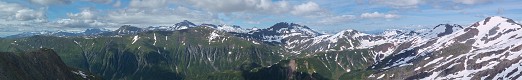 Panorama from Gastineau Peak