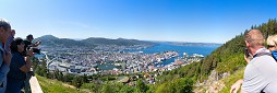 View of Bergen from Mount Flyen
