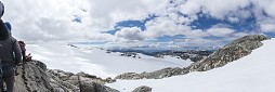 Folgefonna Glacier panorama