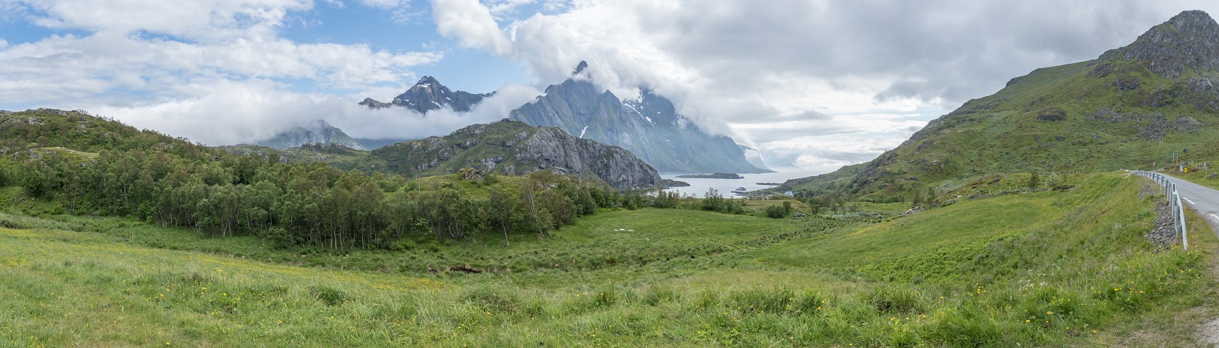 Steins Fjord and Himmeltindan (mountains)
