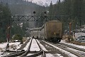 Westbound Amtrak heads to Donner Pass