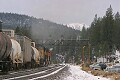 Westbound freight heads to Donner Pass