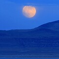 Moonrise over Mono Craters