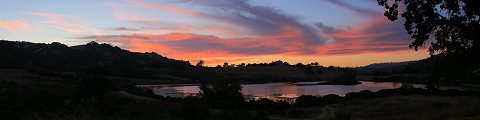 Sunset Panorama from Grant Ranch Park