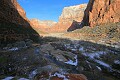 Virgin River in the Zion Canyon