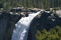 Top of Nevada Fall from the John Muir Trail