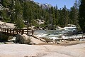 Bridge over the Merced River at the top of Nevada Fall