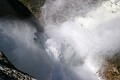 Water dropping over Nevada Fall