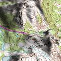 3D Map of Mono Pass Hike - July 4, 2006