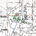 Bodie Topo Map