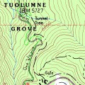 Tuolumne Grove Topo Map