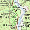 Richardsons Grove Hike Topo Map