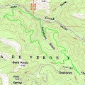 Purisima Creek Hike Topo Map