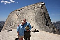 Diane and Dave on Half Dome