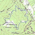 Wunderlich hike topographic map