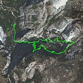 Vernal and Nevada Falls Google Map