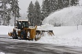 Plowing the parking lot