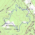 Wunderlich Park topographic map