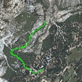 Upper Yosemite Falls Google map