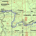 Mariposa Grove Topographic Map