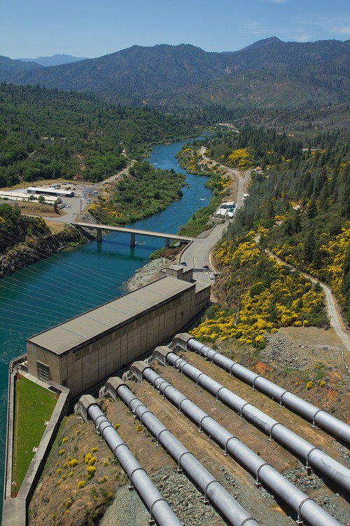 Shasta Dam penstocks