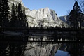 Yosemite Valley from Swinging Bridge