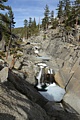 Yosemite Creek at the top of the Falls