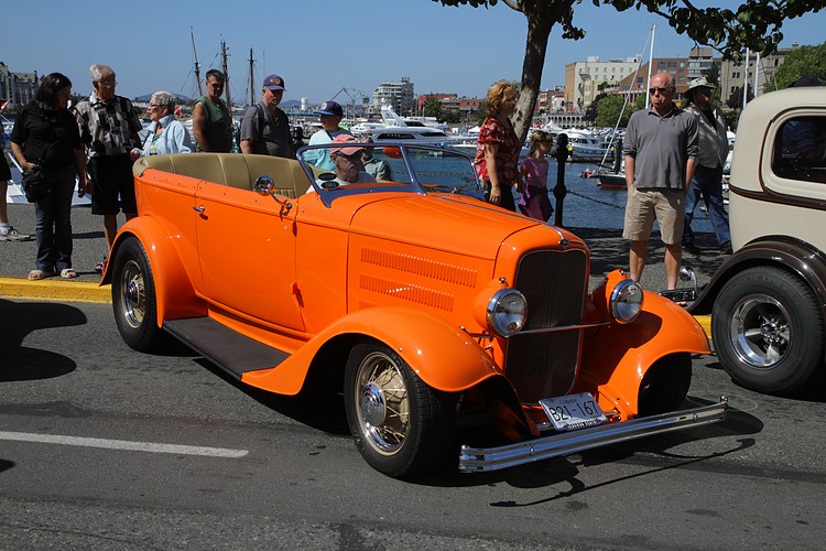 Orange roadster