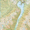 Angelus Circuit trek topographic map