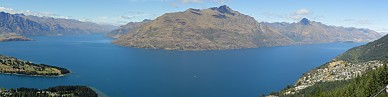 Lake Wakatipu panorama